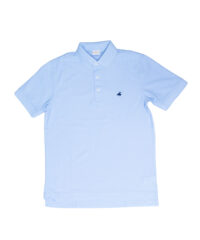 חולצת פולו מבית Furor בצבע תכלת. עשויה מ-100% כותנה איכותית רכה ונעימה. גזרה slim עם צוארון פולו קלאסי בעל שלשה כפתורים ושרוולים קצרים. לוגו המותג המופיע על צד החזה חותם את עיצובה העשיר והעל-זמני של חולצת הפולו. מתאימה למשרד, לאירועי צהרים, ליציאה בערב ולמשחק. אין סוף אפשרויות לשילוב חולצת הפולו בחיים שלכם!