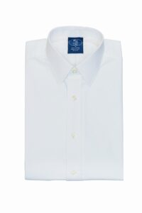 חולצת ילדים אלגנט בצבע לבן ללא גיהוץ עם צוארון יורד 100% כותנה