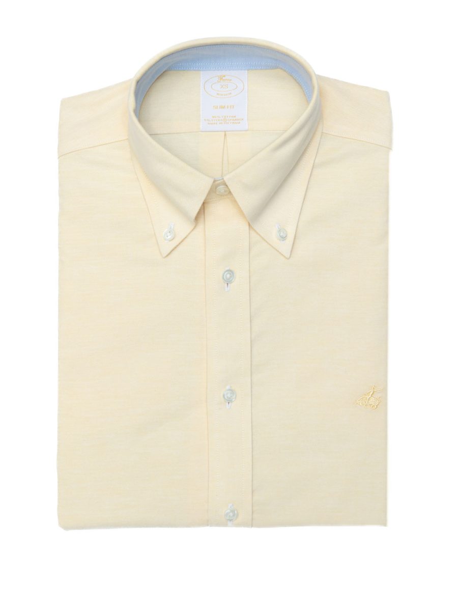 חולצה-מכופתרת-לגבר-בצבע-צהוב