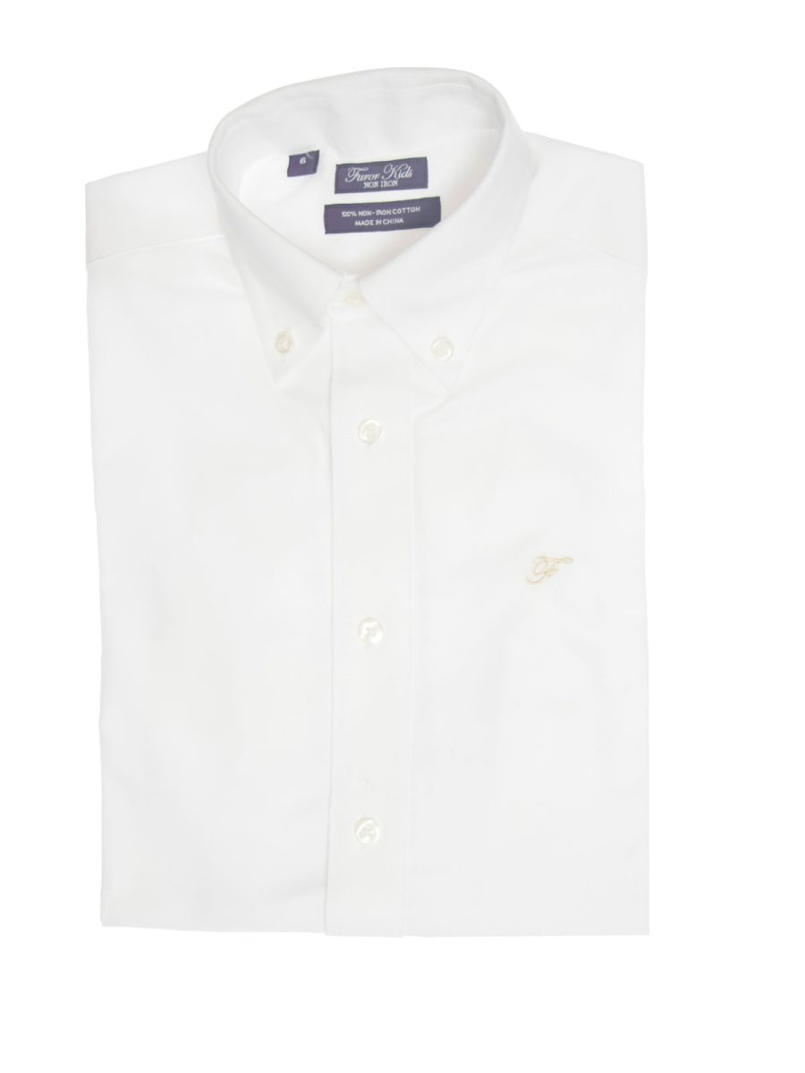 חולצה מכופתרת לילד ללא גיהוץ, חולצת פורור