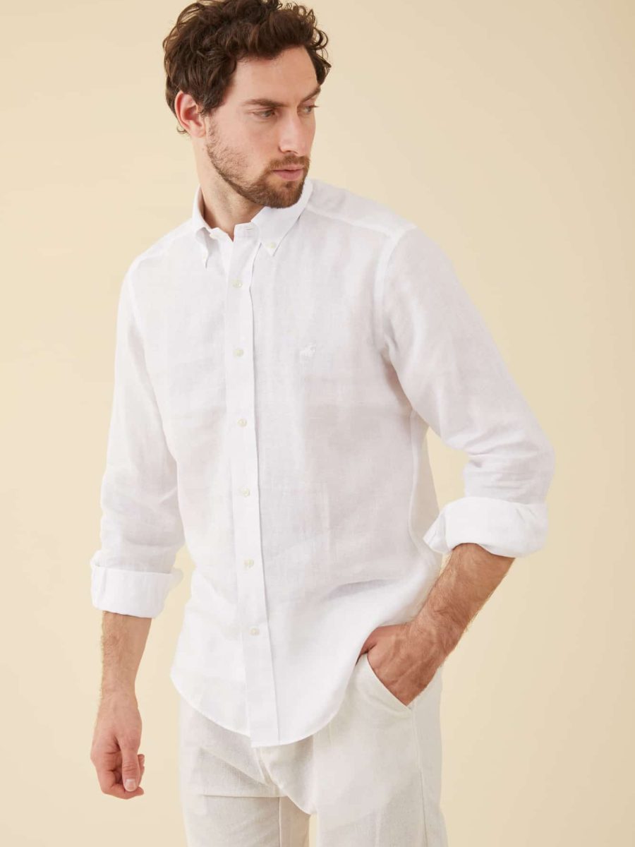 חולצת פשתן לבנה6