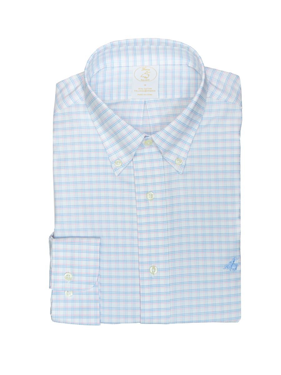 משבצות תכלת ורוד