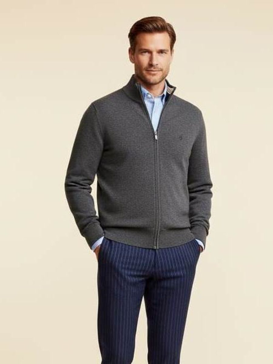 סריג רוכסן אפור 2