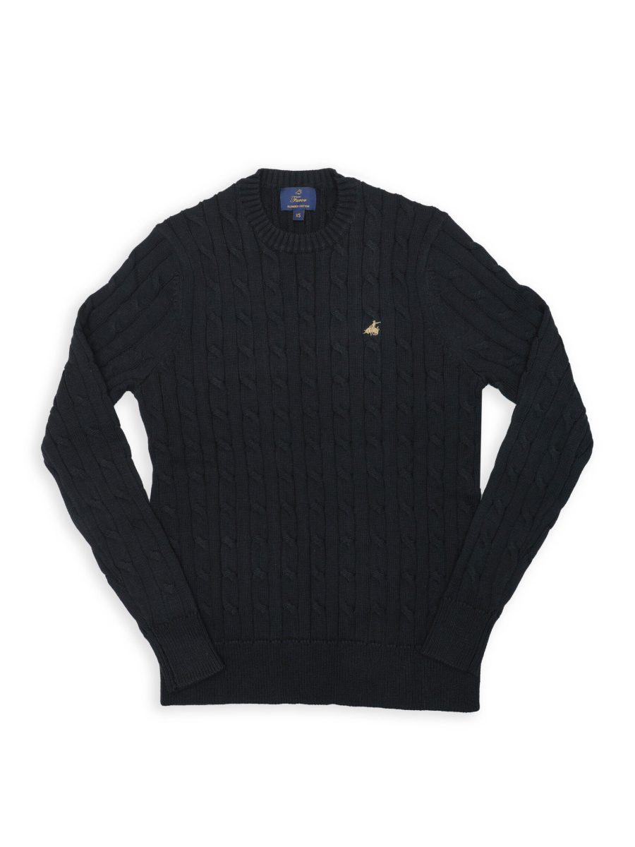 סריג שחור צמות