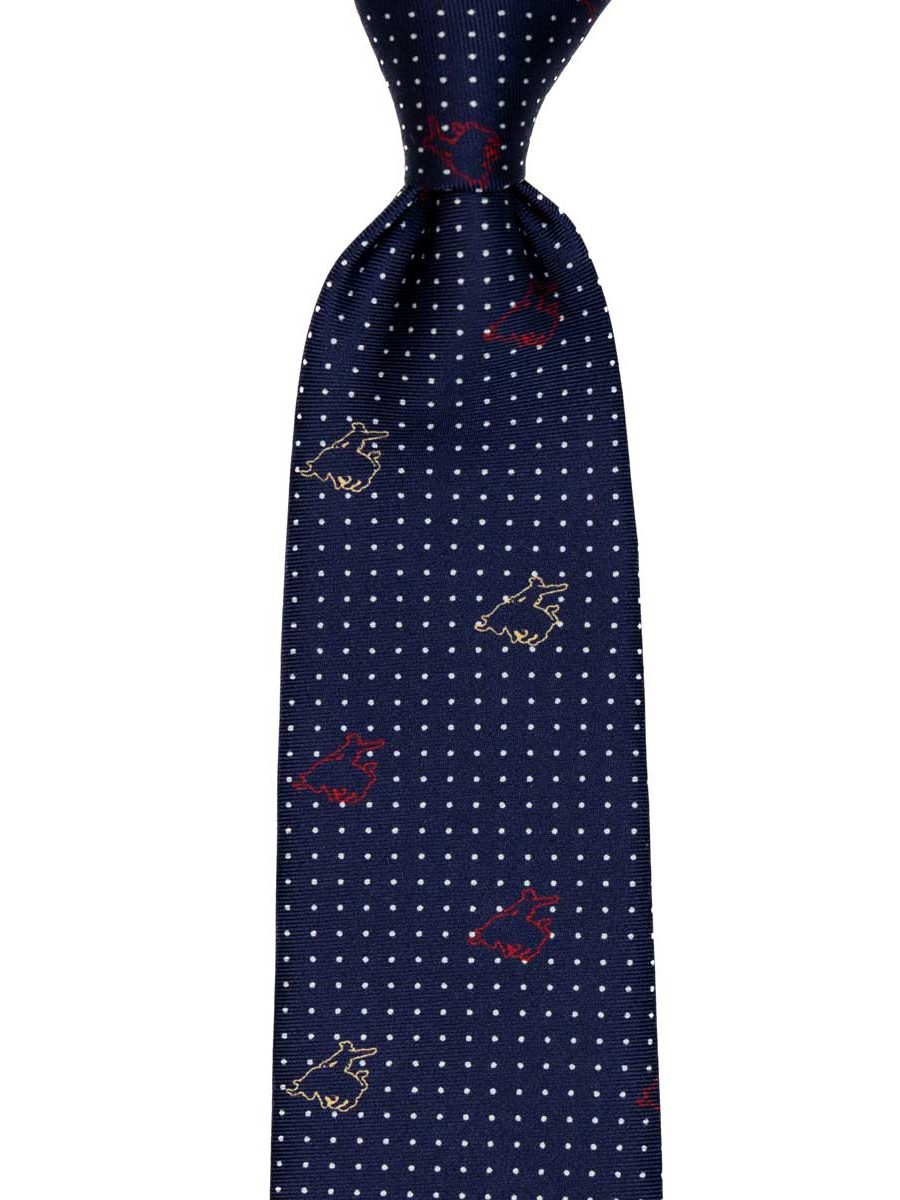 עניבה-בצבע-כחול-עם-לוגו-פורור