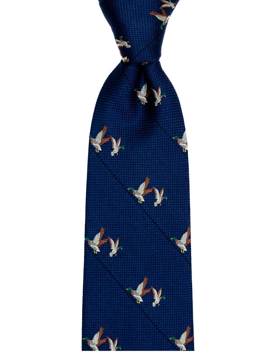 עניבה-כחולה-בדוגמת-נשרים